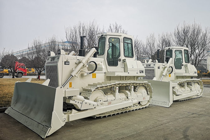 世界有我，山推助力聯(lián)合國維和任務(wù)。